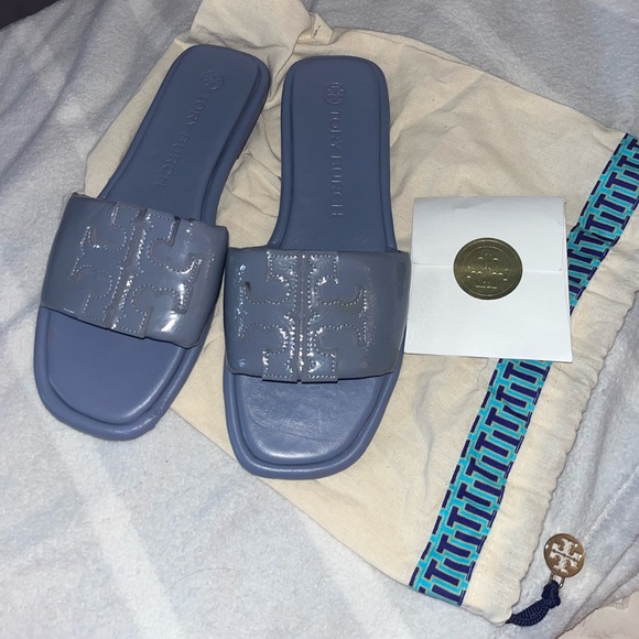 Tory Burch Double T Sport Slide - Picture 1 of 10
